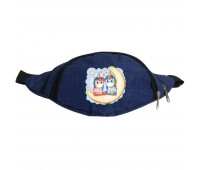 Сумка Бананка Единорог 0025 (Unicorn) на пояс Cappuccino EDN 0025 blue синий Сумка Бананка Единорог 0025 (Unicorn) на пояс Cappuccino EDN 0025 blue синий