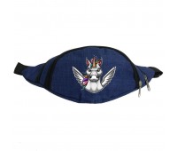 Сумка Бананка Единорог 0039 (Unicorn) на пояс Cappuccino EDN 0039 blue синий Сумка Бананка Единорог 0039 (Unicorn) на пояс Cappuccino EDN 0039 blue синий