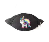 Сумка Бананка Единорог 0017 (Unicorn) на пояс Cappuccino EDN 0017 black черный Сумка Бананка Единорог 0017 (Unicorn) на пояс Cappuccino EDN 0017 black черный