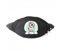 Сумка Бананка Единорог 0026 (Unicorn) на пояс Cappuccino EDN 0026 black черный Сумка Бананка Единорог 0026 (Unicorn) на пояс Cappuccino EDN 0026 black черный