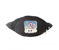 Сумка Бананка Единорог 0029 (Unicorn) на пояс Cappuccino EDN 0029 black черный Сумка Бананка Единорог 0029 (Unicorn) на пояс Cappuccino EDN 0029 black черный