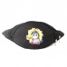 Сумка Бананка Единорог 0030 (Unicorn) на пояс Cappuccino EDN 0030 black черный