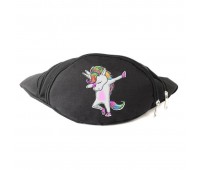 Сумка Бананка Единорог 0035 (Unicorn) на пояс Cappuccino EDN 0035 black черный Сумка Бананка Единорог 0035 (Unicorn) на пояс Cappuccino EDN 0035 black черный
