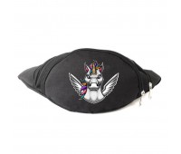 Сумка Бананка Единорог 0039 (Unicorn) на пояс Cappuccino EDN 0039 black черный Сумка Бананка Единорог 0039 (Unicorn) на пояс Cappuccino EDN 0039 black черный