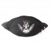 Сумка Бананка Единорог 0039 (Unicorn) на пояс Cappuccino EDN 0039 black черный