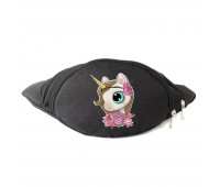 Сумка Бананка Единорог 0041 (Unicorn) на пояс Cappuccino EDN 0041 black черный Сумка Бананка Единорог 0041 (Unicorn) на пояс Cappuccino EDN 0041 black черный