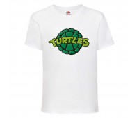 Футболка детская Черепашки Ниндзя 0022 (Ninja Turtles) белая (NTS wh 0022) 104 см