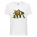Футболка детская Черепашки Ниндзя 0026 (Ninja Turtles) белая (NTS wh 0026) 104 см