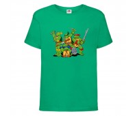 Футболка детская Черепашки Ниндзя 009 (Ninja Turtles) зеленая (NTS grn 009) 104 см Футболка детская Черепашки Ниндзя 009 (Ninja Turtles) зеленая (NTS grn 009) 104 см