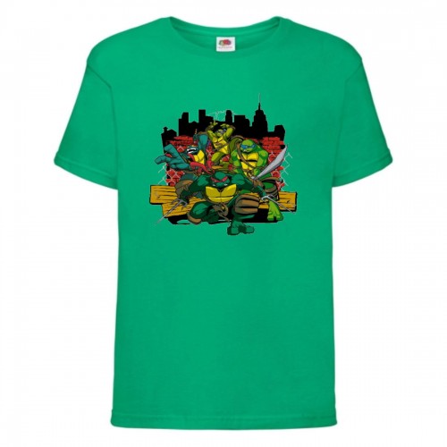 Футболка детская Черепашки Ниндзя 0018 (Ninja Turtles) зеленая (NTS grn 0018) 104 см Футболка детская Черепашки Ниндзя 0018 (Ninja Turtles) зеленая (NTS grn 0018) 104 см