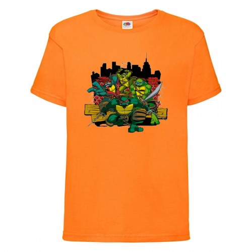 Футболка детская Черепашки Ниндзя 0018 (Ninja Turtles) оранжевая (NTS orn 0018) 104 см Футболка детская Черепашки Ниндзя 0018 (Ninja Turtles) оранжевая (NTS orn 0018) 104 см