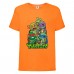 Футболка детская Черепашки Ниндзя 0023 (Ninja Turtles) оранжевая (NTS orn 0023) 104 см