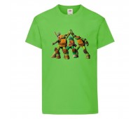 Футболка детская Черепашки Ниндзя 0026 (Ninja Turtles) светлозеленая (NTS lgrn 0026) 104 см Футболка детская Черепашки Ниндзя 0026 (Ninja Turtles) светлозеленая (NTS lgrn 0026) 104 см