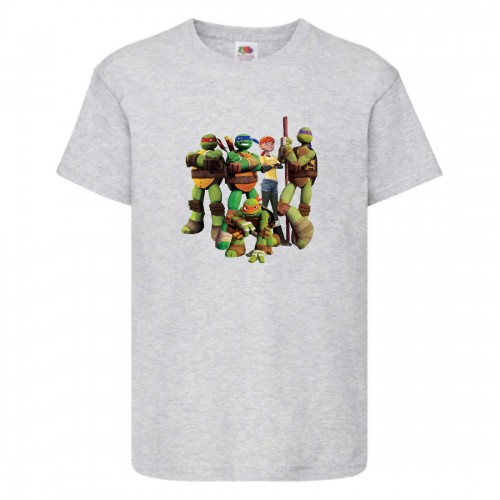 Футболка детская Черепашки Ниндзя 001 (Ninja Turtles) серая (NTS gry 001) 116 см Футболка детская Черепашки Ниндзя 001 (Ninja Turtles) серая (NTS gry 001) 116 см