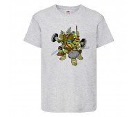 Футболка детская Черепашки Ниндзя 003 (Ninja Turtles) серая (NTS gry 003) 116 см Футболка детская Черепашки Ниндзя 003 (Ninja Turtles) серая (NTS gry 003) 116 см