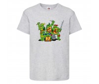 Футболка детская Черепашки Ниндзя 009 (Ninja Turtles) серая (NTS gry 009) 104 см Футболка детская Черепашки Ниндзя 009 (Ninja Turtles) серая (NTS gry 009) 104 см