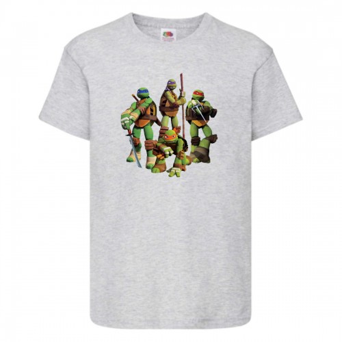 Футболка детская Черепашки Ниндзя 0010 (Ninja Turtles) серая (NTS gry 0010) 116 см Футболка детская Черепашки Ниндзя 0010 (Ninja Turtles) серая (NTS gry 0010) 116 см