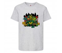 Футболка детская Черепашки Ниндзя 0018 (Ninja Turtles) серая (NTS gry 0018) 104 см Футболка детская Черепашки Ниндзя 0018 (Ninja Turtles) серая (NTS gry 0018) 104 см