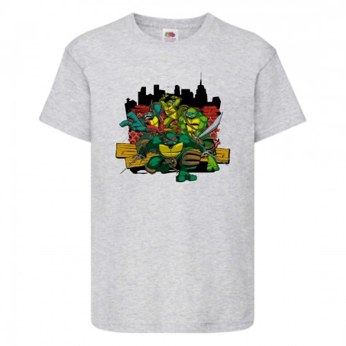 Футболка детская Черепашки Ниндзя 0018 (Ninja Turtles) серая (NTS gry 0018) 104 см Футболка детская Черепашки Ниндзя 0018 (Ninja Turtles) серая (NTS gry 0018) 104 см