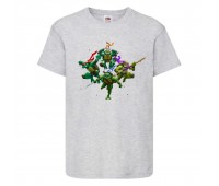 Футболка детская Черепашки Ниндзя 0021 (Ninja Turtles) серая (NTS gry 0021) 104 см Футболка детская Черепашки Ниндзя 0021 (Ninja Turtles) серая (NTS gry 0021) 104 см