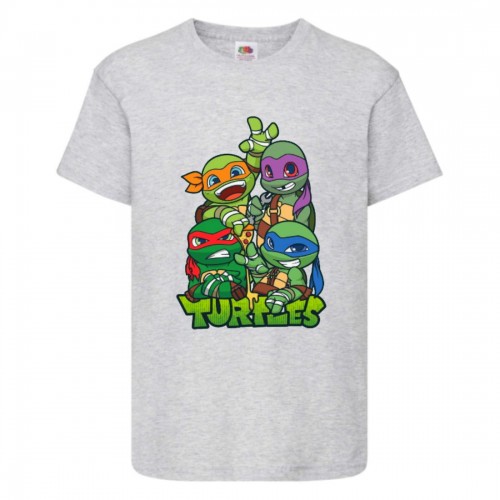 Футболка детская Черепашки Ниндзя 0023 (Ninja Turtles) серая (NTS gry 0023) 104 см Футболка детская Черепашки Ниндзя 0023 (Ninja Turtles) серая (NTS gry 0023) 104 см