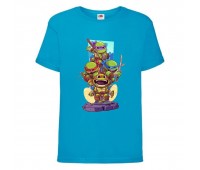 Футболка детская Черепашки Ниндзя 0013 (Ninja Turtles) синяя (NTS blu 0013) 116 см Футболка детская Черепашки Ниндзя 0013 (Ninja Turtles) синяя (NTS blu 0013) 116 см
