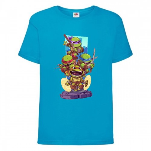Футболка детская Черепашки Ниндзя 0013 (Ninja Turtles) синяя (NTS blu 0013) 116 см Футболка детская Черепашки Ниндзя 0013 (Ninja Turtles) синяя (NTS blu 0013) 116 см