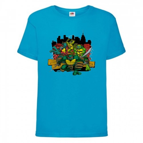 Футболка детская Черепашки Ниндзя 0018 (Ninja Turtles) синяя (NTS blu 0018) 104 см Футболка детская Черепашки Ниндзя 0018 (Ninja Turtles) синяя (NTS blu 0018) 104 см