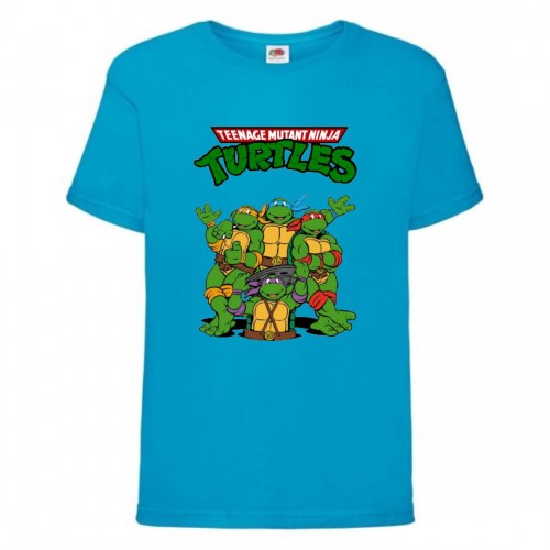 Футболка детская Черепашки Ниндзя 0019 (Ninja Turtles) синяя (NTS blu 0019) 104 см Футболка детская Черепашки Ниндзя 0019 (Ninja Turtles) синяя (NTS blu 0019) 104 см