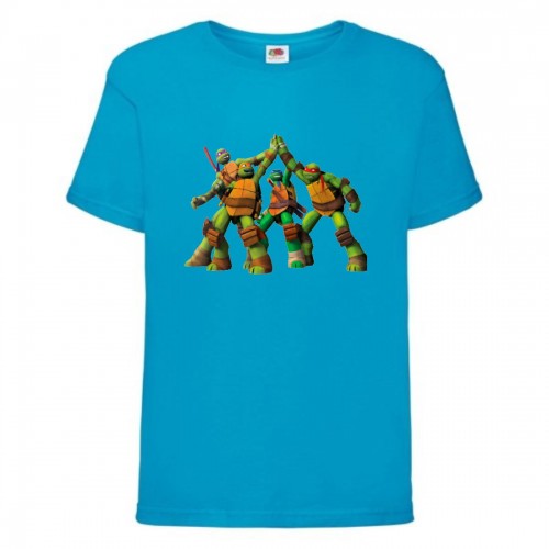 Футболка детская Черепашки Ниндзя 0026 (Ninja Turtles) синяя (NTS blu 0026) 116 см Футболка детская Черепашки Ниндзя 0026 (Ninja Turtles) синяя (NTS blu 0026) 116 см