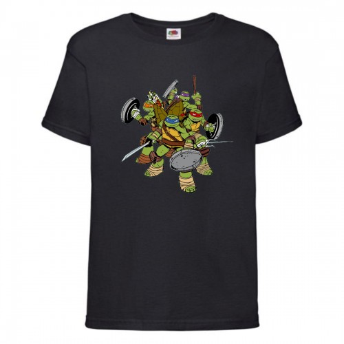Футболка детская Черепашки Ниндзя 003 (Ninja Turtles) черная (NTS blc 003) 128 см Футболка детская Черепашки Ниндзя 003 (Ninja Turtles) черная (NTS blc 003) 128 см