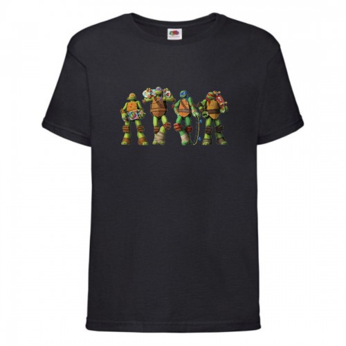 Футболка детская Черепашки Ниндзя 007 (Ninja Turtles) черная (NTS blc 007) 104 см Футболка детская Черепашки Ниндзя 007 (Ninja Turtles) черная (NTS blc 007) 104 см