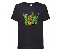 Футболка детская Черепашки Ниндзя 009 (Ninja Turtles) черная (NTS blc 009) 104 см Футболка детская Черепашки Ниндзя 009 (Ninja Turtles) черная (NTS blc 009) 104 см