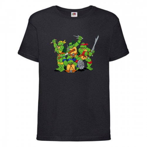 Футболка детская Черепашки Ниндзя 009 (Ninja Turtles) черная (NTS blc 009) 104 см Футболка детская Черепашки Ниндзя 009 (Ninja Turtles) черная (NTS blc 009) 104 см
