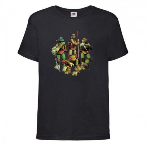 Футболка детская Черепашки Ниндзя 0010 (Ninja Turtles) черная (NTS blc 0010) 116 см Футболка детская Черепашки Ниндзя 0010 (Ninja Turtles) черная (NTS blc 0010) 116 см