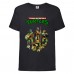 Футболка детская Черепашки Ниндзя 0011 (Ninja Turtles) черная (NTS blc 0011) 128 см