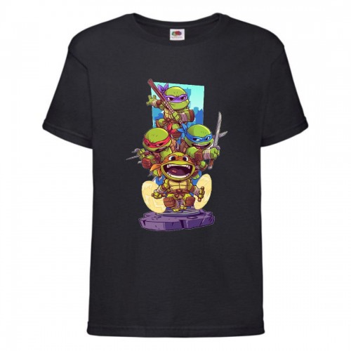 Футболка детская Черепашки Ниндзя 0013 (Ninja Turtles) черная (NTS blc 0013) 116 см Футболка детская Черепашки Ниндзя 0013 (Ninja Turtles) черная (NTS blc 0013) 116 см