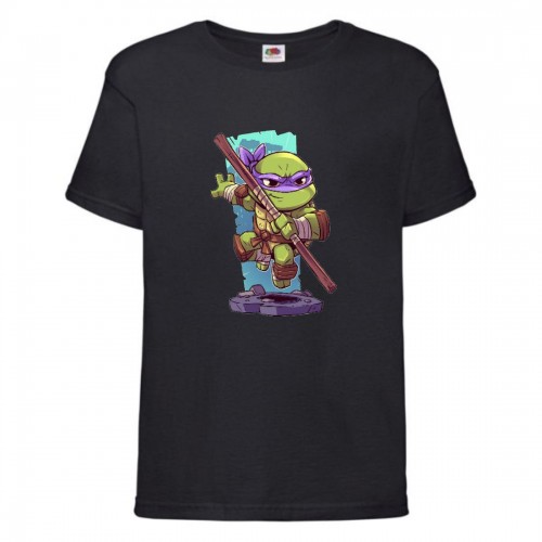 Футболка детская Черепашки Ниндзя 0014 (Ninja Turtles) черная (NTS blc 0014) 104 см Футболка детская Черепашки Ниндзя 0014 (Ninja Turtles) черная (NTS blc 0014) 104 см