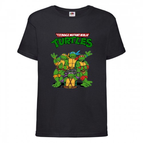 Футболка детская Черепашки Ниндзя 0019 (Ninja Turtles) черная (NTS blc 0019) 104 см Футболка детская Черепашки Ниндзя 0019 (Ninja Turtles) черная (NTS blc 0019) 104 см