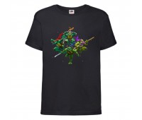 Футболка детская Черепашки Ниндзя 0021 (Ninja Turtles) черная (NTS blc 0021) 104 см Футболка детская Черепашки Ниндзя 0021 (Ninja Turtles) черная (NTS blc 0021) 104 см
