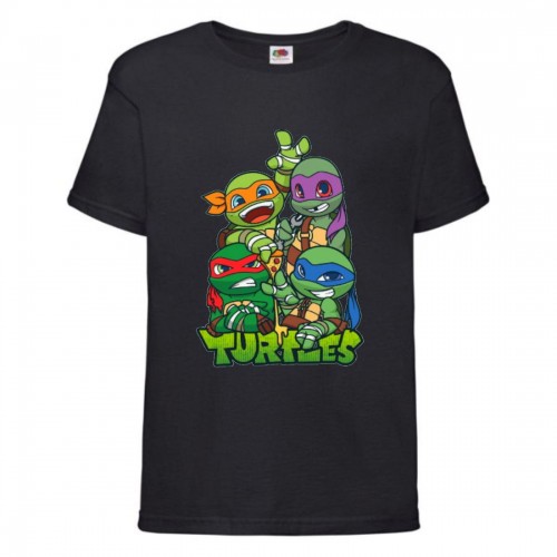 Футболка детская Черепашки Ниндзя 0023 (Ninja Turtles) черная (NTS blc 0023) 104 см Футболка детская Черепашки Ниндзя 0023 (Ninja Turtles) черная (NTS blc 0023) 104 см