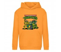 Худи детская Черепашки Ниндзя 004 (Ninja Turtles) оранжевый (NTR orn 004) 116 см