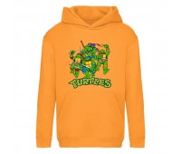 Худи детская Черепашки Ниндзя 006 (Ninja Turtles) оранжевый (NTR orn 006) 116 см