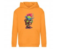 Худи детская Черепашки Ниндзя 0017 (Ninja Turtles) оранжевый (NTR orn 0017) 116 см