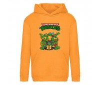 Худи детская Черепашки Ниндзя 0019 (Ninja Turtles) оранжевый (NTR orn 0019) 116 см