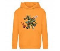 Худи детская Черепашки Ниндзя 0020 (Ninja Turtles) оранжевый (NTR orn 0020) 116 см