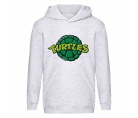 Худи детская Черепашки Ниндзя 0022 (Ninja Turtles) серый (NTR gry 0022) 116 см