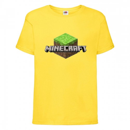 Футболка детская Майнкрафт 002 (Minecraft) желтая (MNKT yel 002) 164 см Футболка детская Майнкрафт 002 (Minecraft) желтая (MNKT yel 002) 164 см