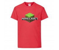 Футболка детская Майнкрафт 002 (Minecraft) красная (MNKT rd 002) 164 см Футболка детская Майнкрафт 002 (Minecraft) красная (MNKT rd 002) 164 см