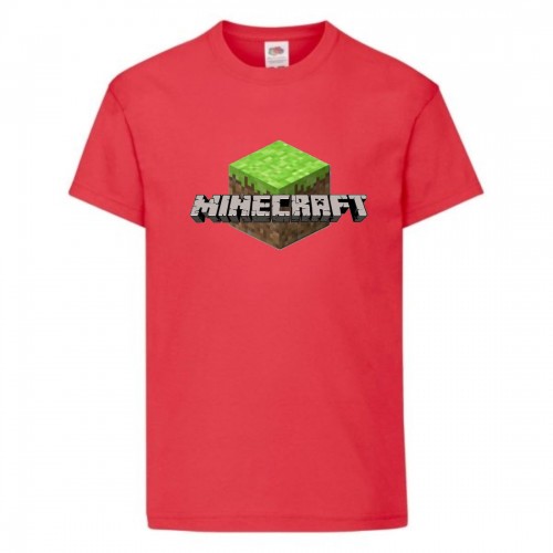 Футболка детская Майнкрафт 002 (Minecraft) красная (MNKT rd 002) 164 см Футболка детская Майнкрафт 002 (Minecraft) красная (MNKT rd 002) 164 см